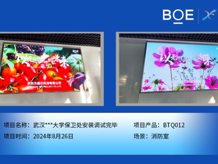 武漢***大學(xué)保衛(wèi)處安裝調(diào)試完畢