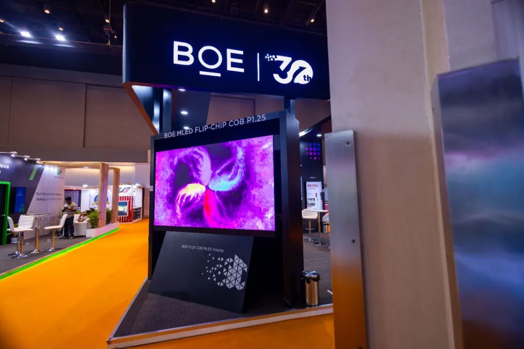 BOE MLED COB卓越畫(huà)質(zhì)亮相國(guó)際舞臺(tái)